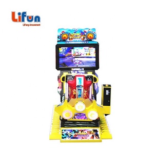 55 "Màn hình Sonic Arcade đua xe trò chơi máy đồng tiền hoạt động Video Trò chơi đua xe máy với ghế năng động - Product Image 2