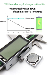 Herramienta de medición de marca, fabricante de Hander Lefthander Vernier, calibrador de mandíbula larga, electrónica <span class=keywords><strong>Digital</strong></span> - Product Image 4