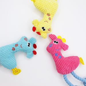 Lynpet pengiriman cepat grosir Rusa berbentuk tali katun Mainan Gigit hewan peliharaan mainan Interactive Ahan anjing kucing interaktif - Product Image 5
