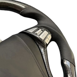 Volante de cuero perforado de fibra de carbono personalizado para recoger Tru CK Na Va Ra <span class=keywords><strong>Np</strong></span> <span class=keywords><strong>300</strong></span> 2023 - Product Image 6