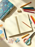 Großhandel Exotisches Vintage-Vogel-Blumen-Motiv Hardcover-Spiralnotizbuch mit Elastischem Verschlussband für Studenten und als Urlaubsgeschenk