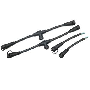 T cabang tipe T Terminal cepat blok IP68 kawat konektor tahan air listrik lampu luar ruangan 5 Pin konektor Led - Product Image 3