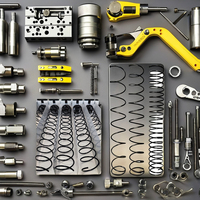 Quincaillerie métallique personnalisée en gros Applications automobiles Ressorts de compression de cylindre en acier de type enroulé de 3.2mm