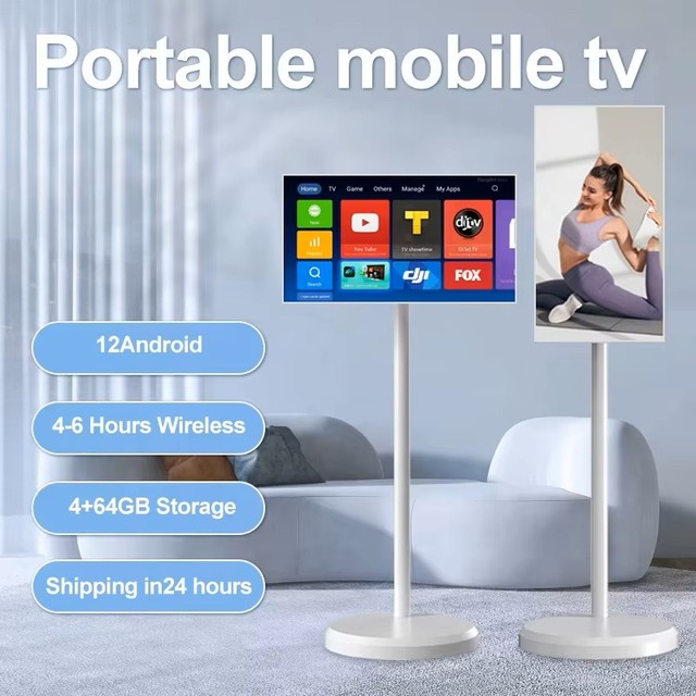 Tv 24-32 Pollici Smart Inch 4KUltra HD LED Backlit 120Hz Mobile Touch Smart TV Screen Tablet All-in-one Machine Portable Display