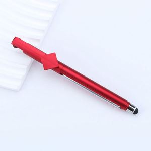 Écran tactile multifonctionnel pour stylo avec support de téléphone, stylo à bille avec code QR et impression de logo pour cadeaux promotionnels - Product Image 4