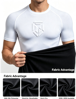 T-shirts de sport respirants pour hommes, coupe régulière, imprimés en 3D, en polyester et soie de lait, manches courtes, séchage rapide, vêtements de sport actifs