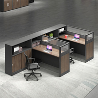 Table d'ordinateur en forme de L moderne personnalisée, ODM/OEM, bureau du personnel, poste de travail, mobilier de bureau convertible
