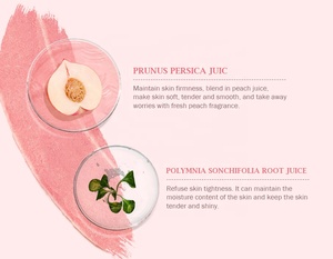Hữu Cơ Vegan Làm Trắng Chăm Sóc Da Logo Đào Trái Cây Rõ Ràng Bán Buôn Tùy Chỉnh Nhãn Hiệu Riêng Muối Tự Nhiên Cơ Thể Chà - Product Image 4