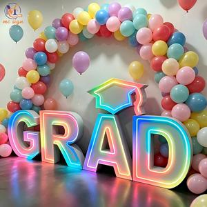 Letras LED Personalizadas con Tema de Corona para Decoración de Bodas, Revelación de Género, Animación Deportiva, Día de Apertura y Fiestas - Product Image 3