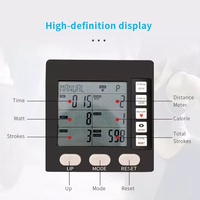 Máquina de Remo Plegable Cheernin para Gimnasio y Hogar, con 10 Niveles de Resistencia Ajustables, Monitor LCD y Diseño Mejorado