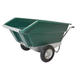 Chariot à main à roue unique en acier galvanisé, à économie d'énergie, avec <span class=keywords><strong>plateau</strong></span> en plastique, pour tracteur et fumier – Vente chaude - Product Image 1