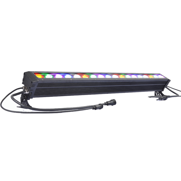 Outdoor Wall Washer Light bar 18x10w RGBW 4in1 by Remote and Dmx Led Strobe Wall Washer Lights