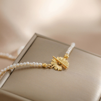 Collier ras du cou tendance en perles Edison, plaqué or 14 carats, perles d'eau douce naturelles de qualité AAAA pour l'anniversaire et le mariage des femmes