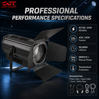 Projecteur LED Commercial 400W à Faisceau Concentré RGBW avec Option Personnalisée et Gradation Douce pour Salles de Spectacle, Salles de Conférence et Éclairage Scénique