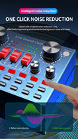 Carte son V8K Live BP1048B2 DSP Mixeur OTG sans perte Double micro 500mAh pour Bluetooth 5.0 Téléphone PC Streaming/Podcast/Karaoké OEM ODM