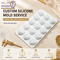 Moule en silicone en forme de cœur Tangba personnalisé pour gâteau, chocolat, mousse, moule de cuisson en forme de cœur, qualité alimentaire, outil de pâtisserie DIY
