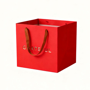 Số lượng lớn vuông túi giấy Bán buôn giá rẻ nâu tùy chọn in Túi Quà Tặng trực tiếp cho doanh nghiệp nhỏ bán lẻ và khuyến mãi nhu cầu - Product Image 3