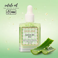 SAGALAGA Huile pour cuticules carrée OEM sous marque privée 15ml, flacon compte-gouttes, parfum fruité, vitamine E, soin des ongles, vente en gros pour salons et détaillants