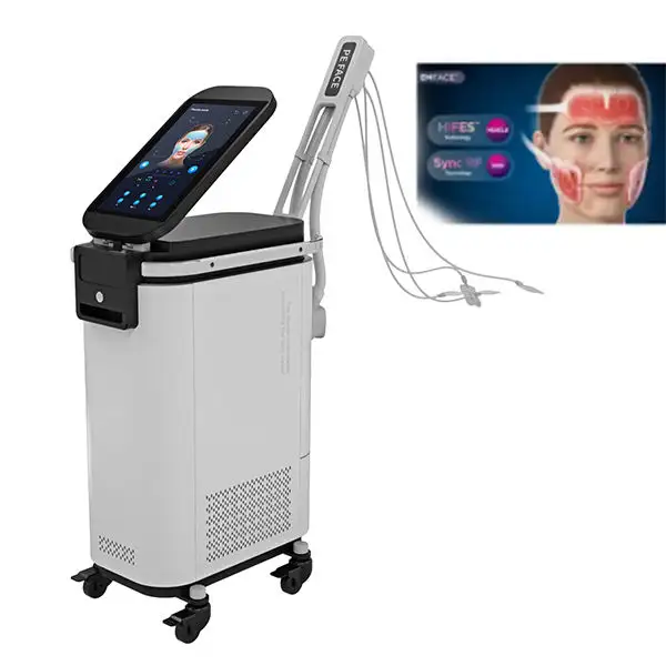 2023 New Magnetic Face Pe-face Facial Muscle Tight Beauty Machine Pe-face Ems Rf Wrinkle Removal