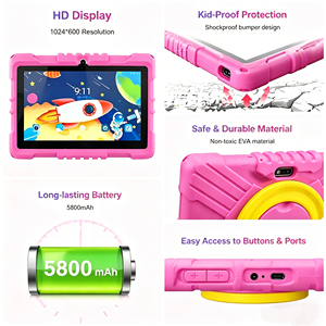 Süper ucuz 7-inch fabrika-özelleştirilmiş Android Tablet bilgisayar, çocuklar için eğitim akıllı Tablet bilgisayar ve oyun Tablet - Product Image 6
