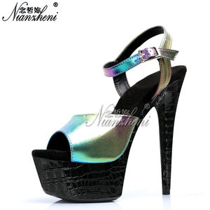 6 pulgadas Sexy estilo romano exótico-chic acero Pole Dance Stripper Stiletto zapatos disfraz fiesta Club club nocturno estilo más vendido - Product Image 3