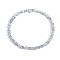 Nouvelles startups de bijoux transfrontalières : Collier en tungstène 10 mm de large avec pierre œil de cheval, zircon d'amour et chaîne en sucre de roche, style Ins, pour hommes et femmes