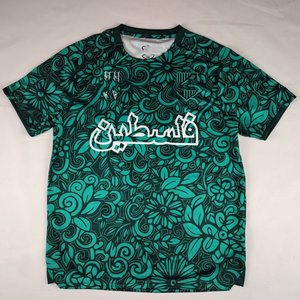 Hochwertiges 25/26 Fußball trikot für Erwachsene Erstklassiges Fußball trikot Wettbewerb Fußball trikot Sublimation Mesh Logo Palästina-Trikot - Product Image 3