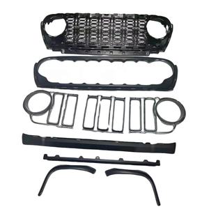 ORUN4X4 Noir mat Accessoires 4X4 ABS OEM Kits de calandre avant Remplacer la calandre de pare-chocs pour JL JT 2024 - Product Image 5