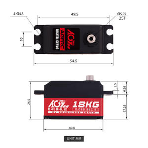 Motor sin Escobillas B45BHL V2 de 48g con Engranaje Metálico de Bajo Perfil para Modelos de Autos y Barcos a Control Remoto - Product Image 5