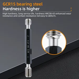 Customization Sturdy Wear-Resistant High Precision Thread Plug Gauge Thread Go/NO-Go Gage For Measuring Hole Groove Width