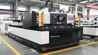 Machine de découpe laser à fibre CNC 1530 avec source laser Raycus MAX, épaisseur de coupe 0-25 mm, 6KW