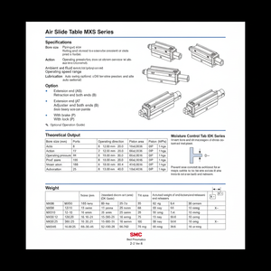 Table coulissante pneumatique SMC MXS20-100 - Product Image 1