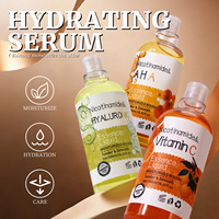 Sérum Liquide Éclaircissant Hydratant Visage & Corps à la Niacinamide, Vitamine C et AHA, Marque Privée OEM, 500ml