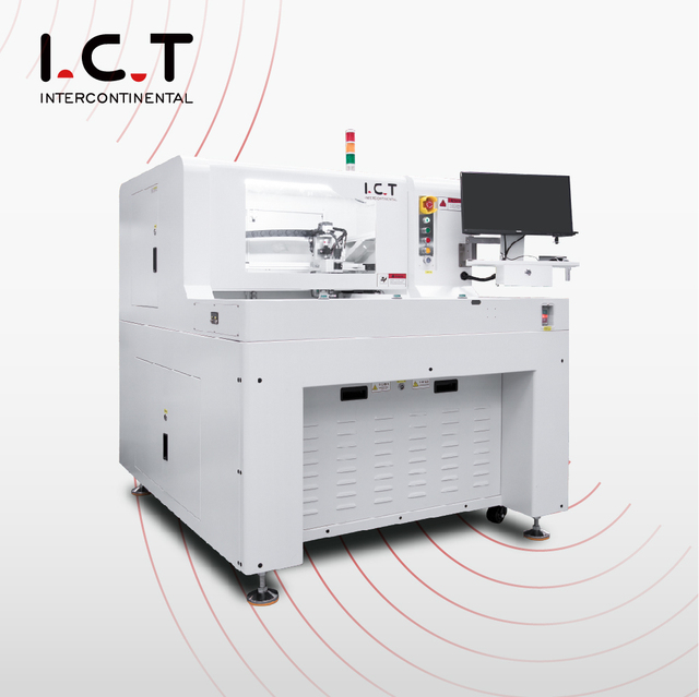 ICT847 Drill Bits Modem Board LED PCB Separator, Automatic PCB Separator Drilling and Routing Machine Desktop PCB Router Machine