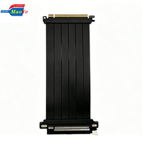 Câble Riser PCIe 5.0 X16 128 Go/s 32 GT/s Gen5 Pleine Vitesse pour RTX 5090 Ti 5080 RX 9070 XT Compatible en Arrière-Vieille Génération PCIe 4.0