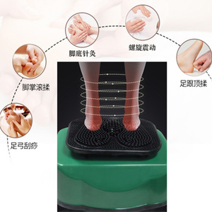 Masseur électrique pour les pieds vert, à brancher, haute fréquence, vibration, appareil de circulation sanguine - Product Image 3