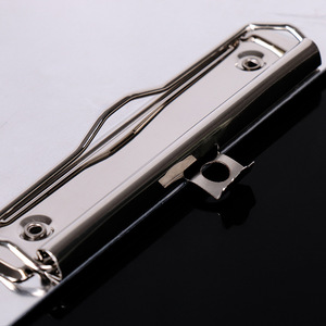 Presse-papiers de réunion de bureau en alliage d'aluminium avec logo personnalisé A4 - Product Image 5