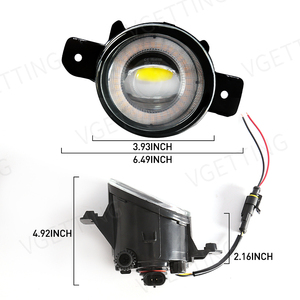 Phare antibrouillard Angel Eye pour <span class=keywords><strong>Nissan</strong></span> Altima Sylphy Bluebird Versa Urvan <span class=keywords><strong>Note</strong></span> X-Trail T30 Rogue T32 Fuga Y50 LED Daytime Running Lights - Product Image 2