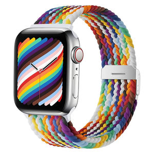 クイックリリース弾性編組ナイロンループ交換スマートウォッチストラップ22MM 26MMソフト調整可能な時計バンド - Product Image 2