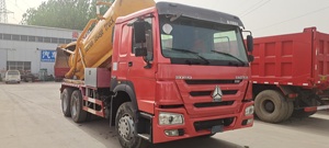 Camión de succión de vacío de aguas residuales de transmisión manual diésel Howo 6X4 15CBM - Product Image 3