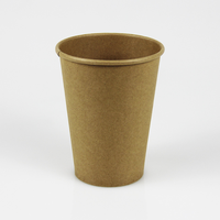 Tasses de café de papier biodégradables écologiques de 8oz 12oz 16oz avec des couvercles pour le thé ou toute autre boisson