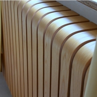 Grille de radiateur moderne en MDF, grande, marron, peinte, en bois, réglable, pour la maison