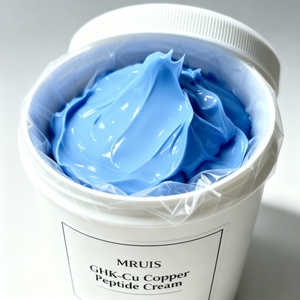 <span class=keywords><strong>Crème</strong></span> en gros au peptide de cuivre bleu GHK-Cu 1kg OEM ODM – Hydratant facial <span class=keywords><strong>anti</strong></span>-âge et réparateur de barrière cutanée pour peaux sensibles - Product Image 1