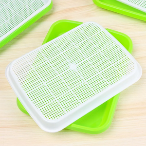 Large Capacity Healthy Breathable <strong>Seed</strong> Sprouter Tray Soilless Culture Tray for Vegetables and <strong>Wheatgrass</strong> <strong>Seeds</strong> Made of Plastic - Product Image 5