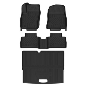 ชุดพรมปูพื้นรถยนต์ 3 มิติ TPE พร้อมแผ่นรองท้ายรถ สำหรับรถยนต์นิสสัน คิกส์ ปี 2025 ป้องกันน้ำ พรมปูพื้นรถยนต์ พรมปูพื้นภายในรถยนต์ - Product Image 1