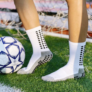 Factory Custom Sports Grip <b>Socks</b>, Basketball <b>Running</b> Football Crew <b>Socks</b> with Anti Slip Cushion Design - Product Image 6