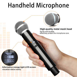 Micrófono Inalámbrico Biner X4 de Bajo Precio, Portátil y Ligero con 4 Unidades de Mano para Karaoke - Product Image 4