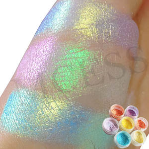 Merek MCESS sampel gratis Vegan hutan putri duyung dan Tautan gratis headphone Eyeshadow Duochrome pigmen bubuk lipstik - Product Image 6