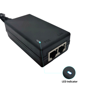 Ieee 8002.3A 802.3f 24v इंजेक्टर 24v 1a निष्क्रिय Rj45 पॉम पावर एडाप्टर डिस्प्ले ip Gathnet 10/100/1000 एमबीपीएस - Product Image 3