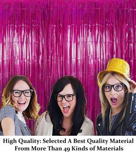 2M lluvia seda borla niños flecos cortinas cumpleaños fiesta decoración <span class=keywords><strong>Fondo</strong></span> Láser Color pared boda hoja cortina - Product Image 6